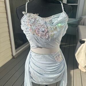 Balera Light Blue Semi-Custom Dance Costume